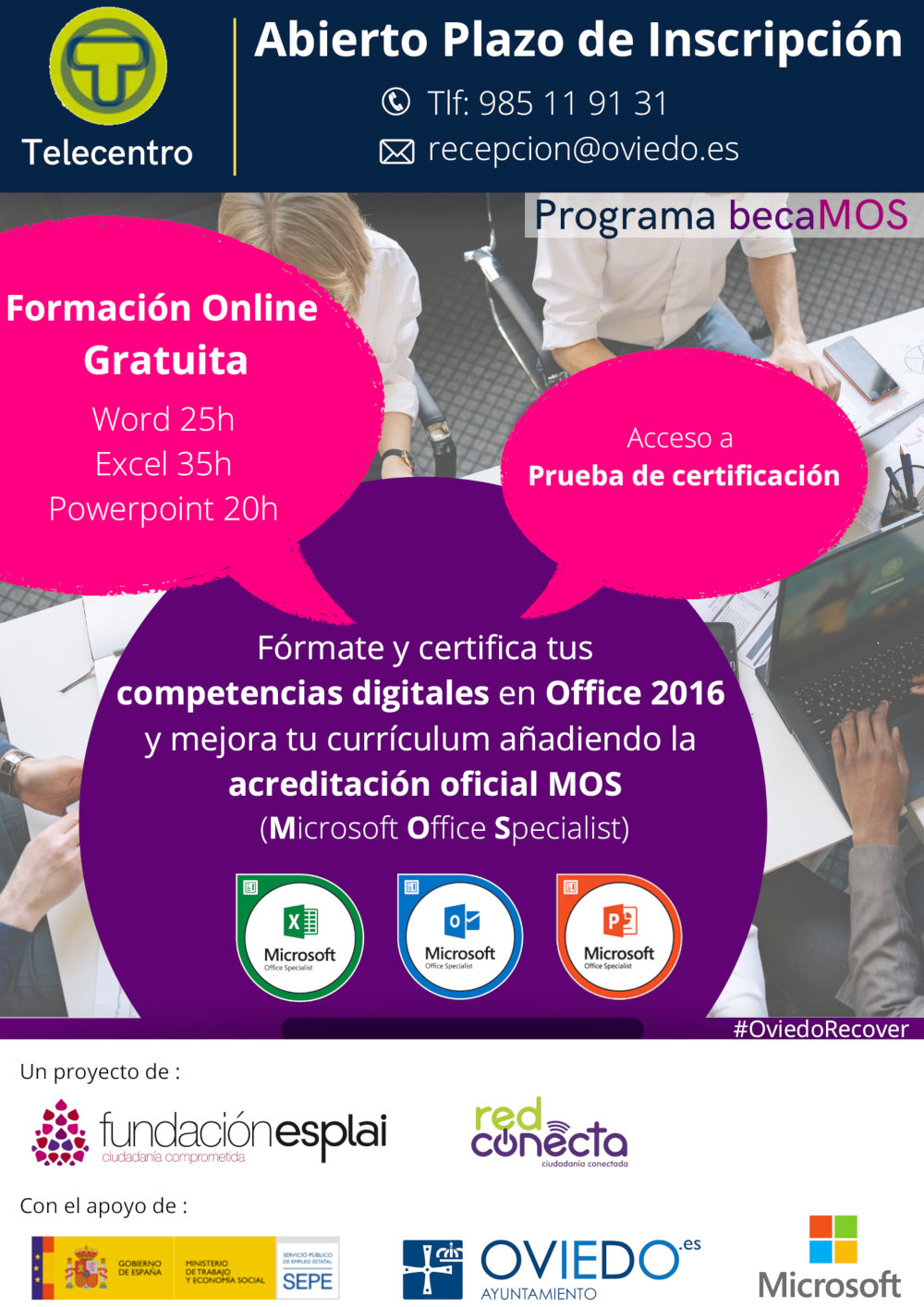 PROGRAMA BECAMOS: certificación en Microsoft Office