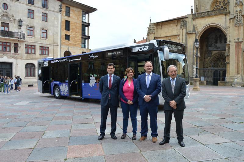 Imagen Oviedo incorpora el primer vehículo híbrido a su flota de autobuses públicos