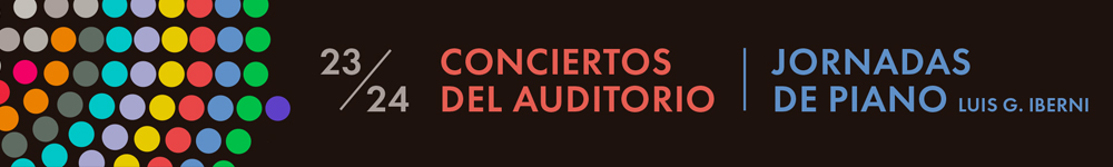 Conciertos del Auditorio y Jornadas de Piano Luis G. Iberni. Temporada 2023/24