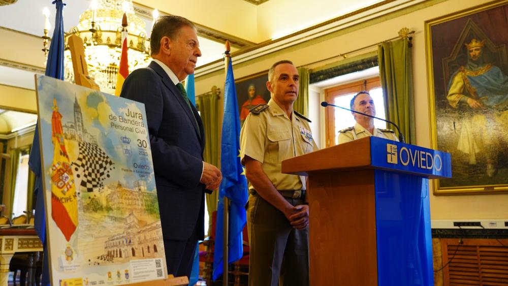Imagen Oviedo acogerá el 30 de septiembre una Jura de Bandera para población civil