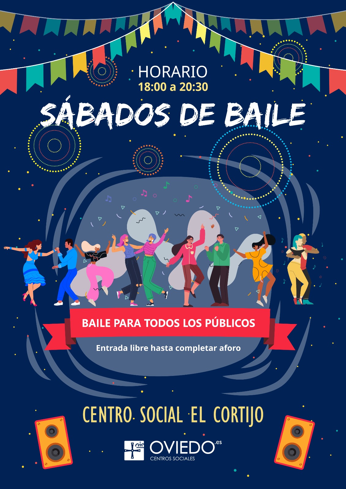 Sábados de baile en Centros Sociales (El Cortijo)