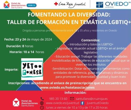 Fomentando la diversidad: taller de formación en temática LGBTIQ+