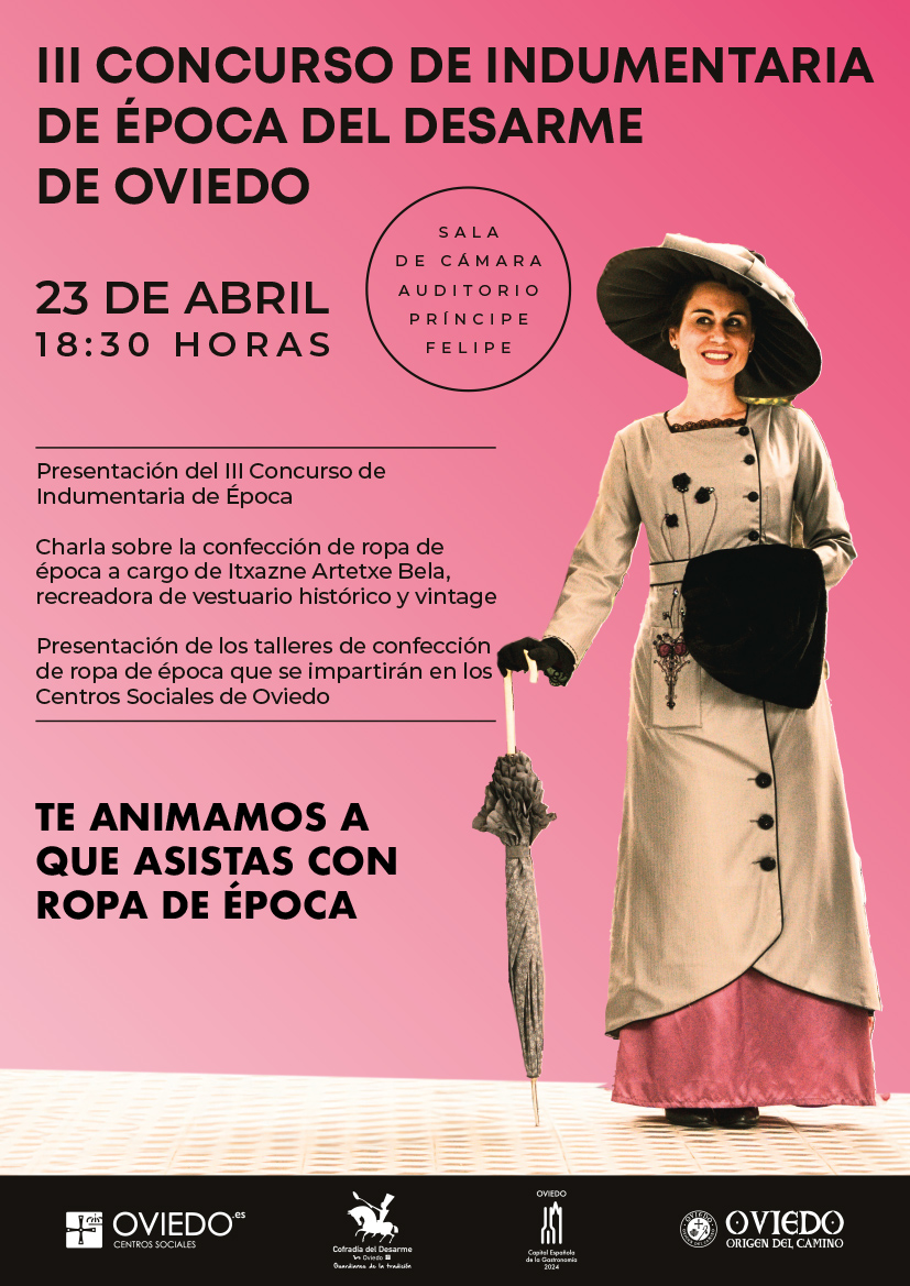 Charla sobre la confección de ropa de época a cargo de Itxazne Artetxe Bela, recreadora de vestuario histórico y vintage