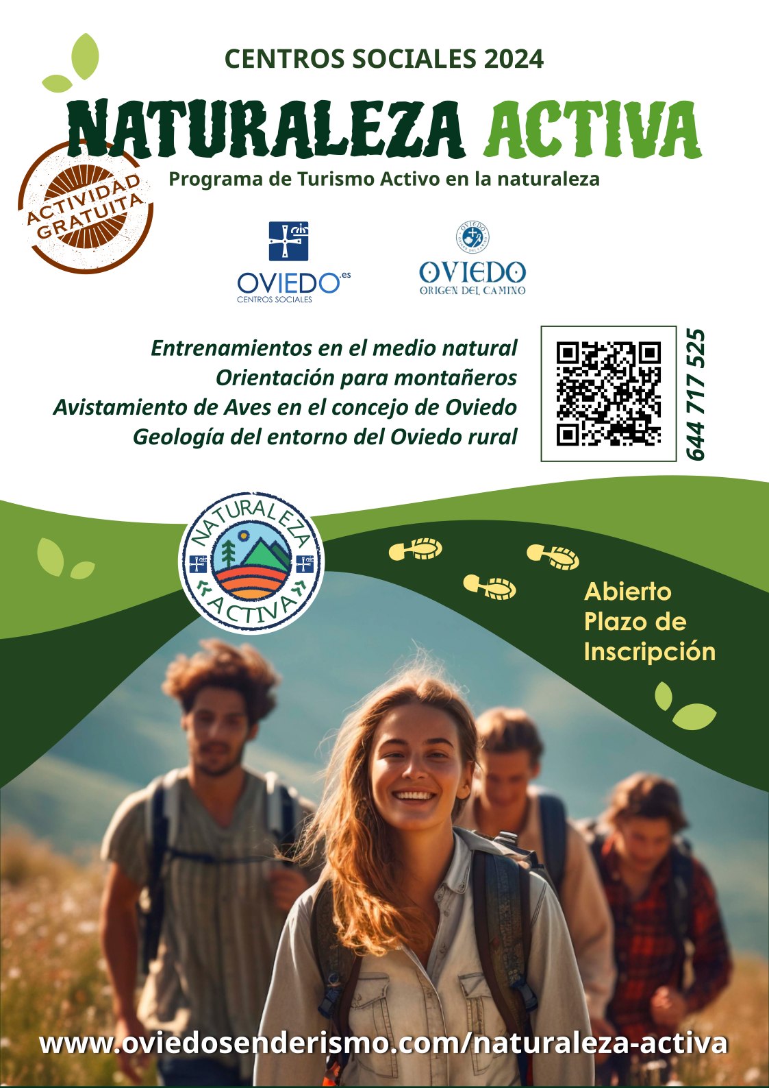 Programa de Turismo Activo y Naturaleza en medio abierto 2024