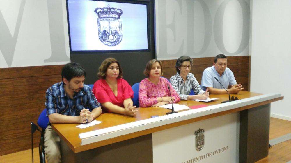 Imagen Rueda de prensa del grupo municipal Somos Oviedo