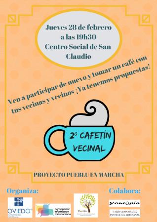 Proyecto Pueblu: 2º Cafetín Vecinal (Centro Social San Claudio)