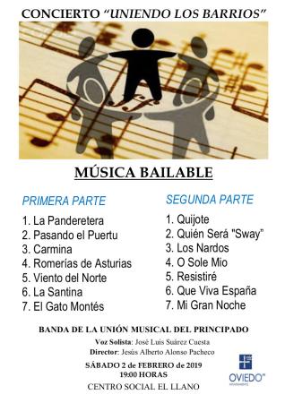 Banda Unión Musical del Principado: concierto 
