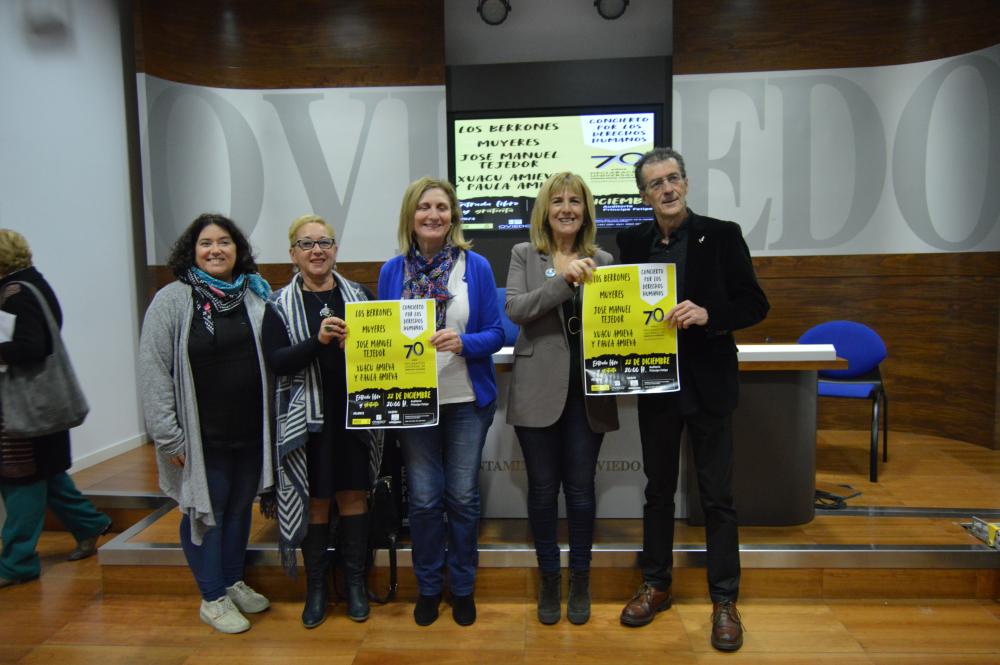 Imagen Amnistía Internacional Asturias, en colaboración con el Ayuntamiento, organizan un concierto a favor de los Derechos Humanos