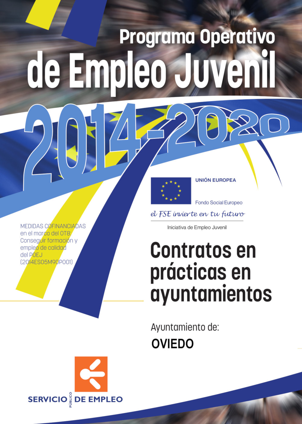 Cartel Programa Operativo de Empleo Juvenil 2014-2020