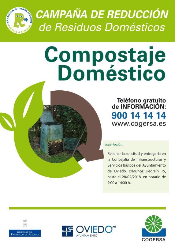 Imagen El Ayuntamiento de Oviedo y COGERSA lanzan una nueva campaña para fomentar el compostaje doméstico